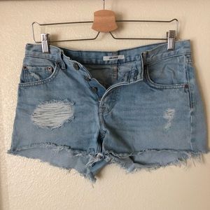 Adriana Mid-Rise Slouchy Short in Overdone